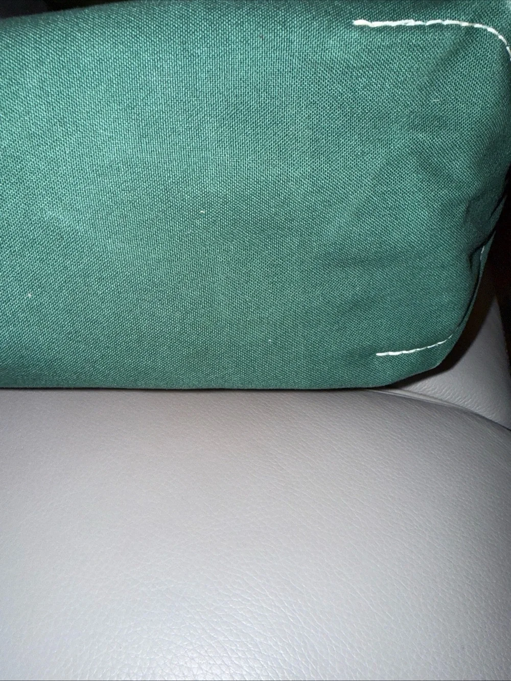 LL Bean Boat & Tote Bag Green and Cream